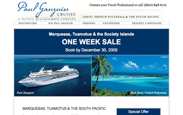 Paul Gauguin Cruises | Newsletter Template