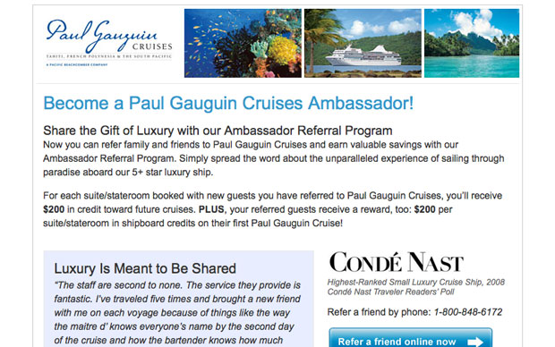 Paul Gauguin Cruises | Ambassador Email