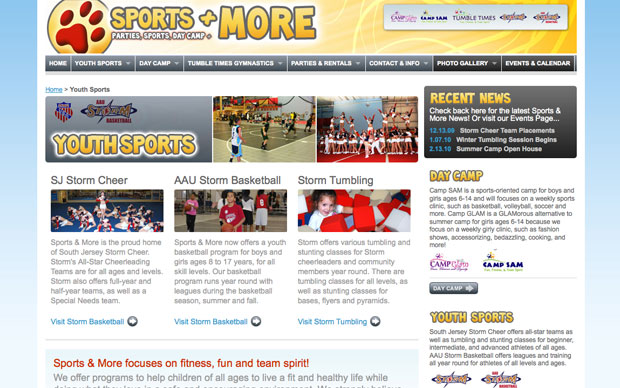 Sports And More | Youth Sports Home