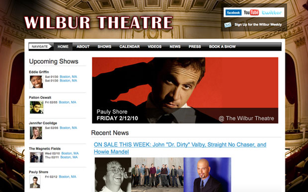 The Wilbur Theatre | Home