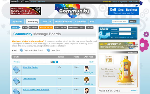 Warm2Kids Community | Message Boards